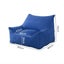 Marlow Bean Bag Chair Cover Suede Indoor Home Game Lounger Seat Lazy Sofa Blue Carousel 10