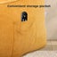 Marlow Bean Bag Chair Cover Suede Indoor Home Game Lounger Seat Lazy Sofa Yellow Carousel 5