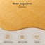 Marlow Bean Bag Chair Cover Suede Indoor Home Game Lounger Seat Lazy Sofa Yellow Carousel 6