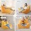 Marlow Bean Bag Chair Cover Suede Indoor Home Game Lounger Seat Lazy Sofa Yellow Carousel 9