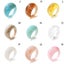Fashion Acrylic Geometric Irregular Ring Transparent Resin Ring Women Jewelry Carousel 5