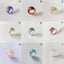 Fashion Acrylic Geometric Irregular Ring Transparent Resin Ring Women Jewelry Carousel 7