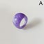 Fashion Acrylic Geometric Irregular Ring Transparent Resin Ring Women Jewelry Carousel 8