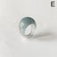 Fashion Acrylic Geometric Irregular Ring Transparent Resin Ring Women Jewelry Carousel 12