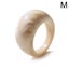 Fashion Acrylic Geometric Irregular Ring Transparent Resin Ring Women Jewelry Carousel 19