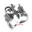 Vintage Bat Rings Metal Fashion Punk Open Adjustable Rings Unisex Party Jewelry Carousel 2