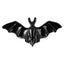 Vintage Bat Rings Metal Fashion Punk Open Adjustable Rings Unisex Party Jewelry Carousel 7