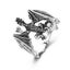Vintage Bat Rings Metal Fashion Punk Open Adjustable Rings Unisex Party Jewelry Carousel 8