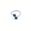 Blue Evil Eye Silver Plated Ring Finger Open Rings Men Women Stainless Steel Carousel 6