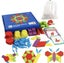 Kids Educational Montessori Wood Toys Jigsaw Shapes Numbers Learning Fun Puzzles Carousel 2