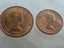 Pair of 1964 Pennies One and Half - NZ Coins Carousel 1