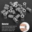 24X Norse Viking Runes Loose Beads DIY for Bracelets Pendant Necklace Beard Hair Carousel 9
