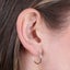 2pcs 925 Sterling Silver Solid Classic Hoop Ring Earrings Lip Ear Nose Body P... Carousel 7