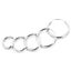 2pcs 925 Sterling Silver Solid Classic Hoop Ring Earrings Lip Ear Nose Body P... Carousel 8