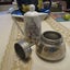 Retro Vanezia Stovetop Espresso. S/ Steel & Porcelain Coffee Maker. Ex. Co. Carousel 5