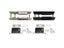 Zinc Alloy Sliding Latch Handle Set Bathroom Balcony Cabinet Door Accessory Carousel 3