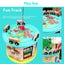 Early Childhood Education Wooden Multifunctional 7 Sided Treasure Box Beads Carousel 5