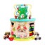 Early Childhood Education Wooden Multifunctional 7 Sided Treasure Box Beads Carousel 8