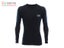 Black Shag Mens Long Sleeve Thermal Top L Carousel 1