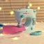 Blue Electric Sewing Machine Pretend Play Girl Toy Carousel 4