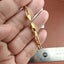 Low Reserve Bulk Sterling Silver Rolo Chain Yellow Gold Plated Bracelet LOT10 Carousel 2