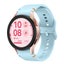 Samsung Galaxy Watch 4 40mm 44mm No Gap Sport Silicone Strap-Light Blue Carousel 1