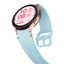 Samsung Galaxy Watch 4 40mm 44mm No Gap Sport Silicone Strap-Light Blue Carousel 4