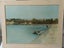 Old Hand painted coloured photo Auckland waterfront Parnell Orakei area Carousel 1