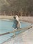 Old Hand painted coloured photo Auckland waterfront Parnell Orakei area Carousel 3