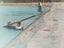 Old Hand painted coloured photo Auckland waterfront Parnell Orakei area Carousel 12