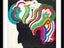Bob Dylan Poster #3 by Milton Glaser | 1967 | Framed Print 1/3 Carousel 1