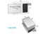 1Piece 304 Stainless Steel Rectangular Toilet Rolls Holder Matte Shiny Black Carousel 4