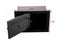 1Piece 304 Stainless Steel Rectangular Toilet Rolls Holder Matte Shiny Black Carousel 1