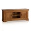 French Rustic Solid Oak Widescreen TV Cabinet (Oak Furniture Store) Carousel 4