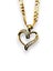 9ct Gold Heart Smooth Pendant with CZ. R # 341 Carousel 3