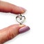 9ct Gold Heart Smooth Pendant with CZ. R # 341 Carousel 4