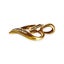 9ct Gold Heart Smooth Pendant with CZ. R # 341 Carousel 6