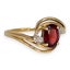 9ct Gold Ring with Generous Size Red Stone, Size N. R # 281 Carousel 3