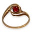 9ct Gold Ring with Generous Size Red Stone, Size N. R # 281 Carousel 4