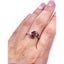9ct Gold Ring with Generous Size Red Stone, Size N. R # 281 Carousel 6