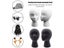 Practical Foam Flocking Head Mold For Women's Wig Hat Display Carousel 2