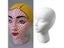 Practical Foam Flocking Head Mold For Women's Wig Hat Display Carousel 6
