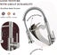 Kitchen Faucet with Pull Out Spray Spring Sink Kitchen Mixer Tap with Pull Do... Carousel 8