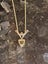 Peridot and diamond pendant and matching studs Carousel 7