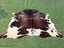 New Cow Hide Stunning Brown and White Cowhide Rug - No Reserve! - C154 Carousel 1