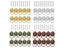 10Pcs Lion Head Zinc Alloy Door Knocker Hardware With Screws Carousel 7
