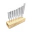 9x Solfeggio Tuning Fork Set with Voice Box for Yoga DNA Healing Sound Therapy Carousel 9