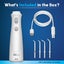 Waterpik Cordless Pearl Rechargeable Water Flosser Irrigator - White Carousel 6