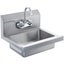 New 17"x12.8" Commercial Hand Wash Sink Wall Mount Basin Stainless Steel NSF Carousel 1