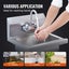 New 17"x12.8" Commercial Hand Wash Sink Wall Mount Basin Stainless Steel NSF Carousel 6